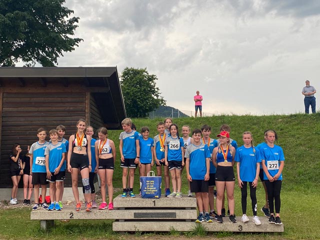 Dreifachsieg für den TVS in der Pendelstafette. Foto: zVg