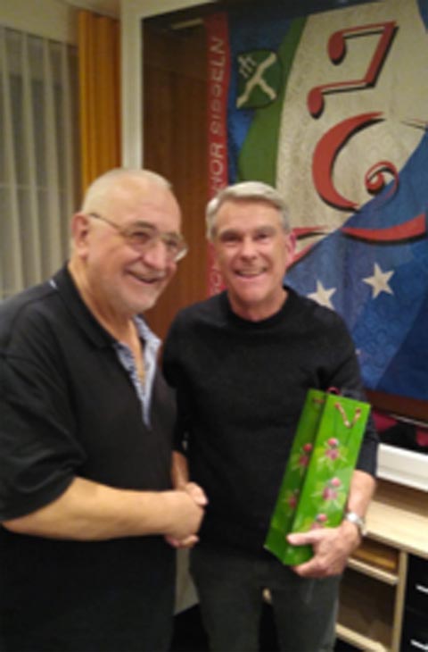 Revisor Markus Vogel wird verabschiedet. Foto: zVg